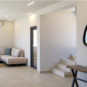  3 bedroom stone villa with pool & seaview, near Acharavi, sleeps 6